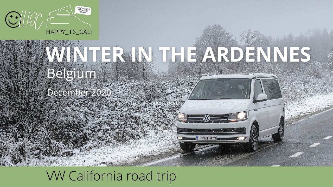 VW California Winter in the Ardennes 2020