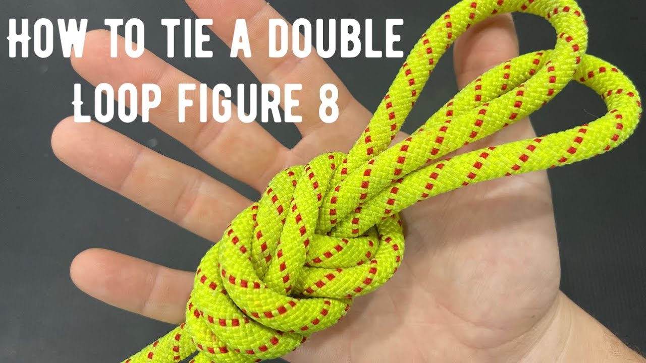 How to tie a Double Loop Figure 8
