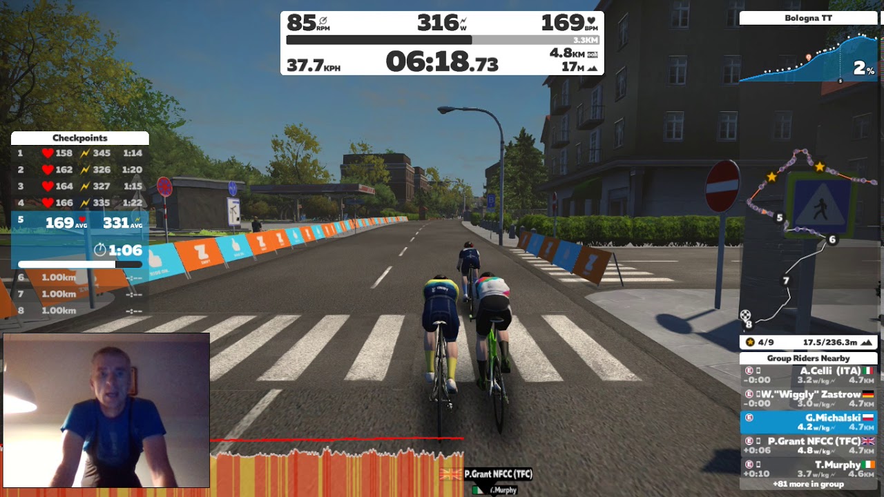 Zwift ITT Bologna