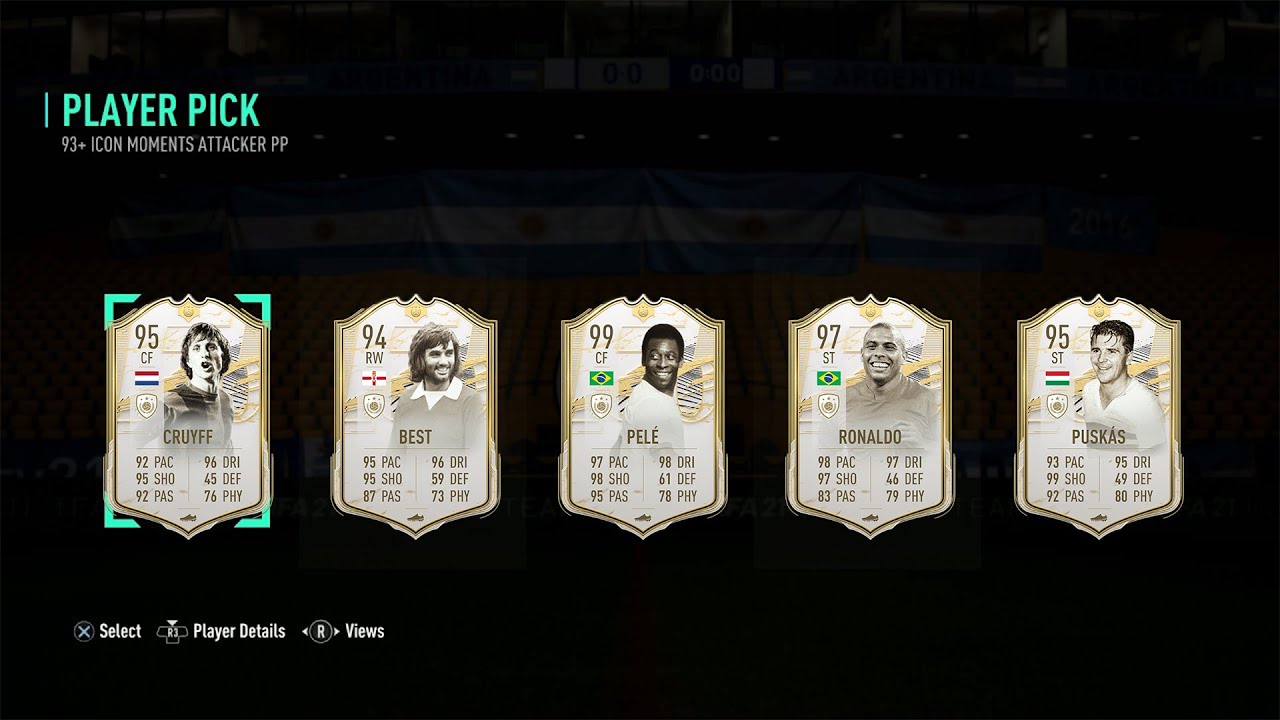 Более 93 моментов: выбор и обмен иконок нападающих! #FIFA21 ULTIMATE TEAM