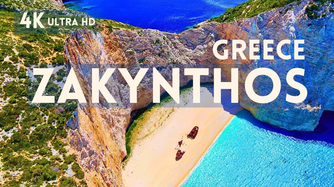 Zakynthos, Greece 🇬🇷 | Stunning 4K Drone Tour of Top Places to Visit | Greek Paradise | Secret Place