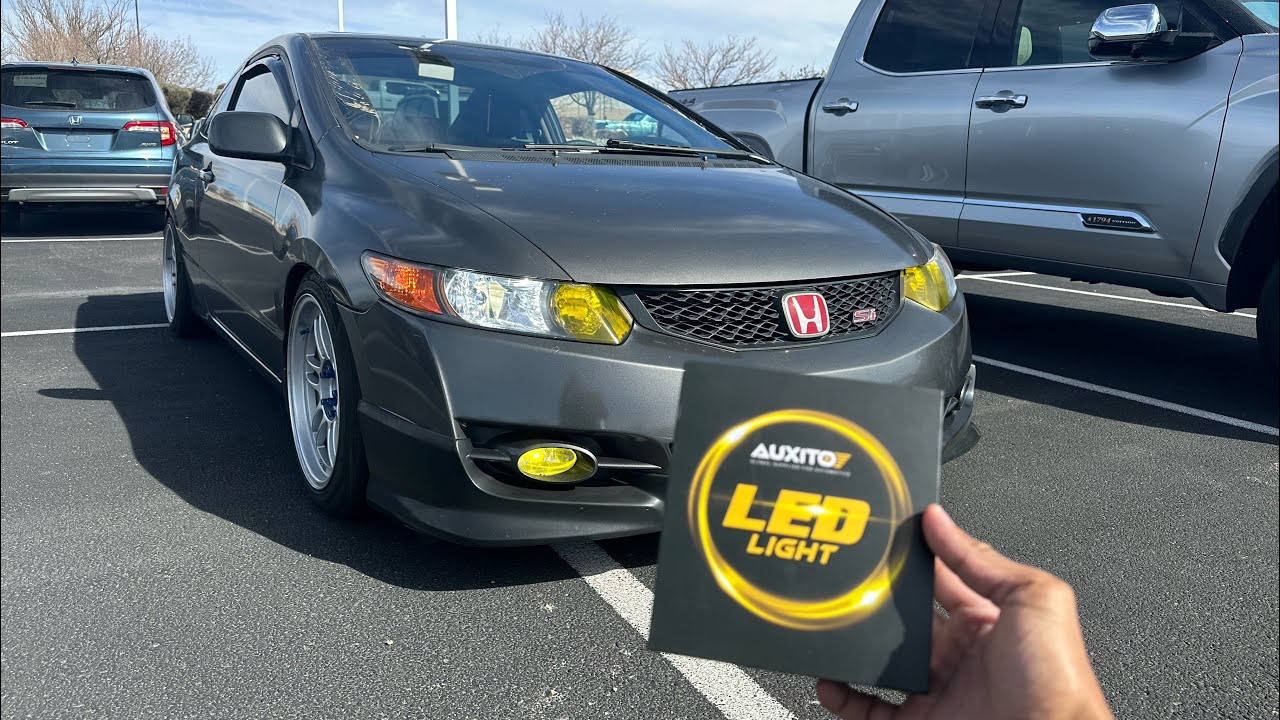 Upgrading My Headlight Bulbs To LED - 8th Gen civic Si FG2