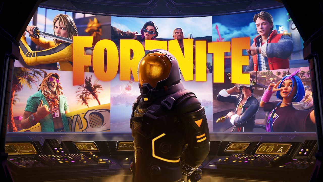 Jugando La Nueva actualización De Fortnite