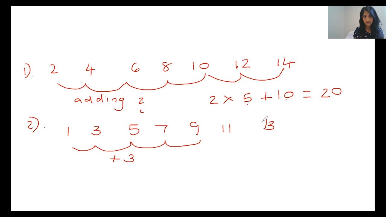 Live Lesson: Checkpoint Mathematics - Sequences and Patterns