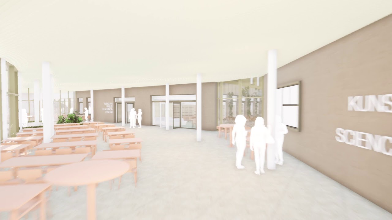 Impressie onderwijscampus - Rudolph Pabus Cleveringa Lyceum