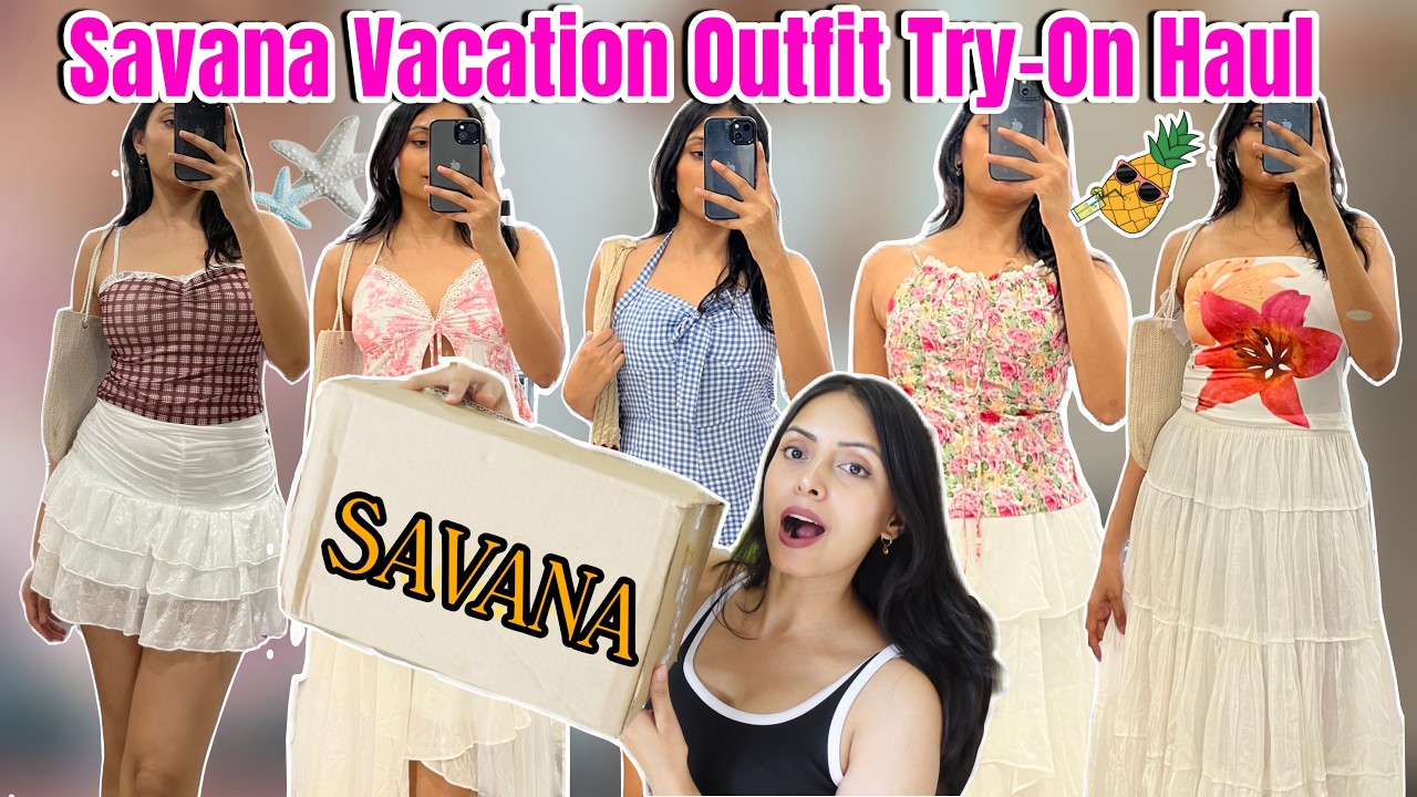 Savana Vacation Outfit Haul🌸🐚 | I Bought These for My Goa Trip 🌴