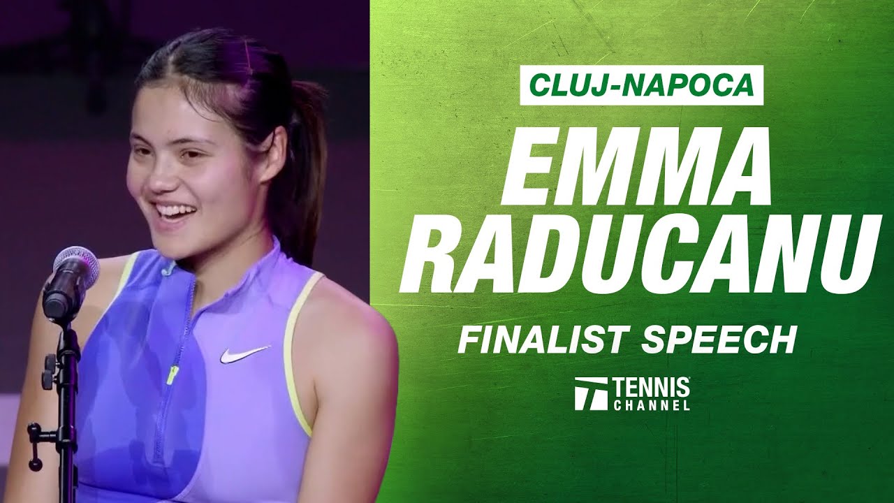 Emma Raducanu Finalist Speech | 2026 Cluj-Napoca