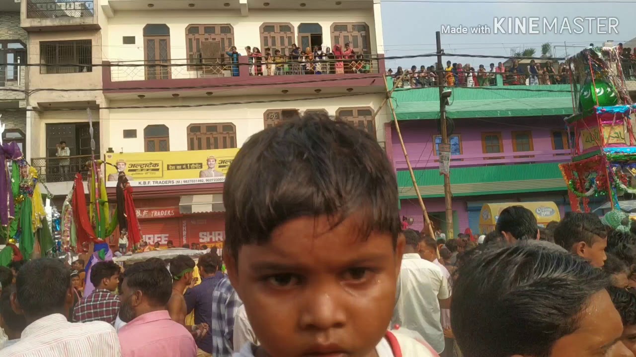 Zanjeer Zani, Tazia procession on Muharram 2019 in Jamalpur, Aligarh मुहर्रम मातम इमाम हुसैन