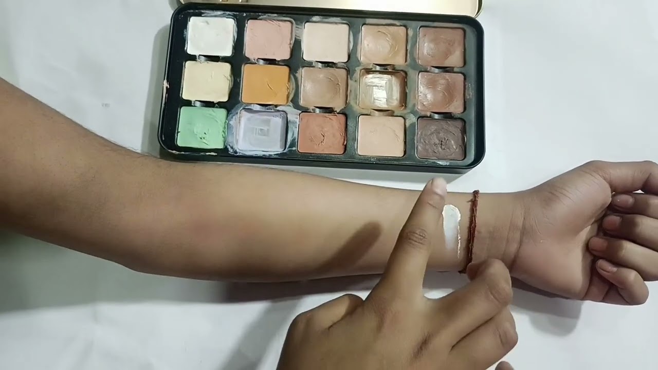 Character cosmetic palette#best palette#smooth texture#skin friendly colours#viral video???
