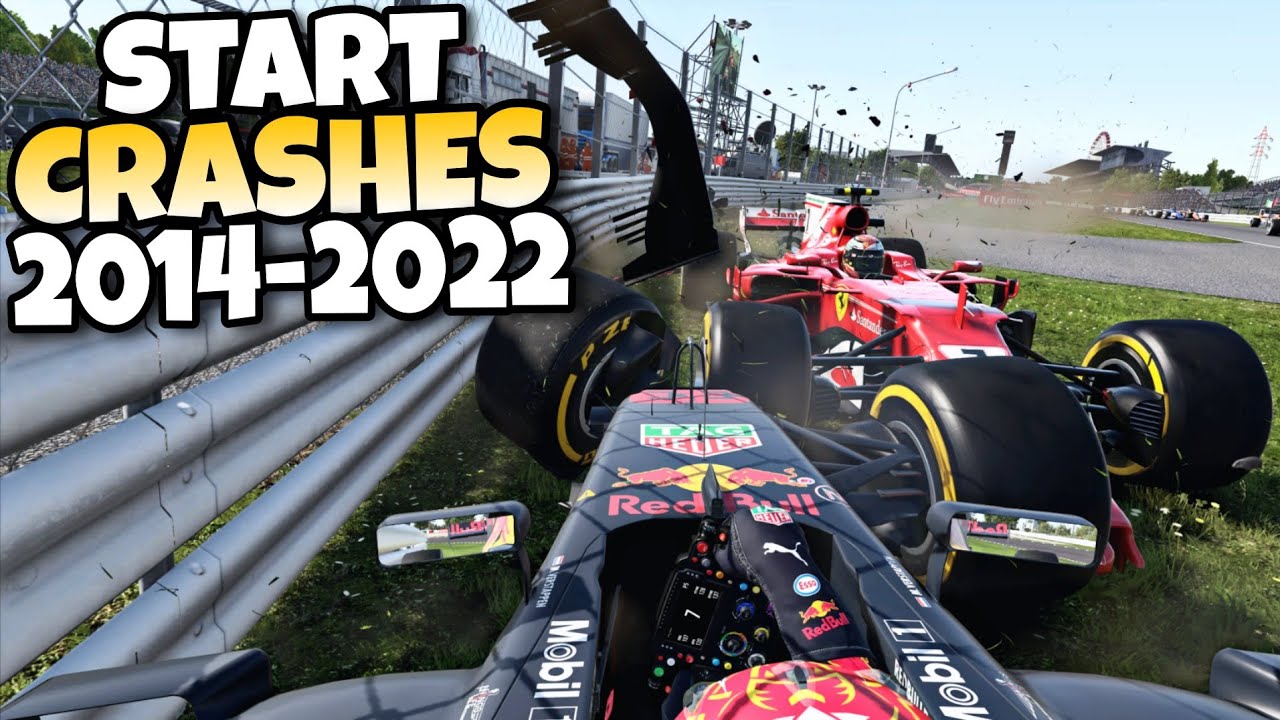 F1 START CRASHES 2014-2022