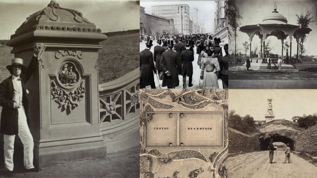 Lost History of Central Park (Manhattan)/ Oldest Photos (1855-1899) + Croton “Egyptian” Reservoir