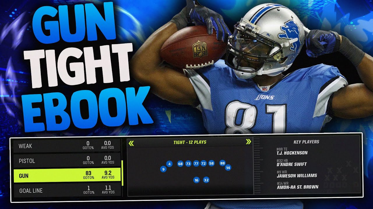 The Easiest Offense in Madden 23 Full Lions Gun Tight Ebook | Destroy Man Coverage 1 Play Touchdowns