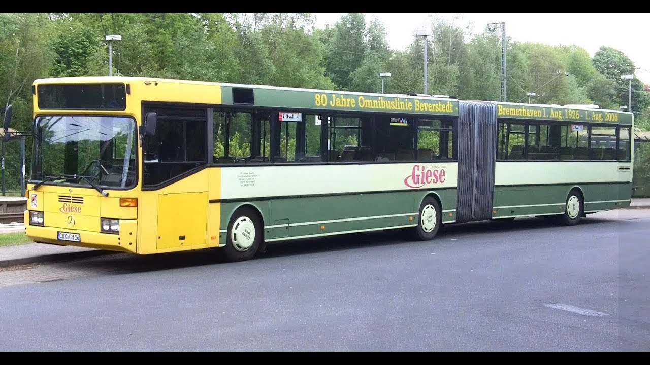 MB O405 G VGB Bremerhaven Bus Wagen 335 / W. Giese, Beverstedt 16 Bj 1992 Bus ZF Sound
