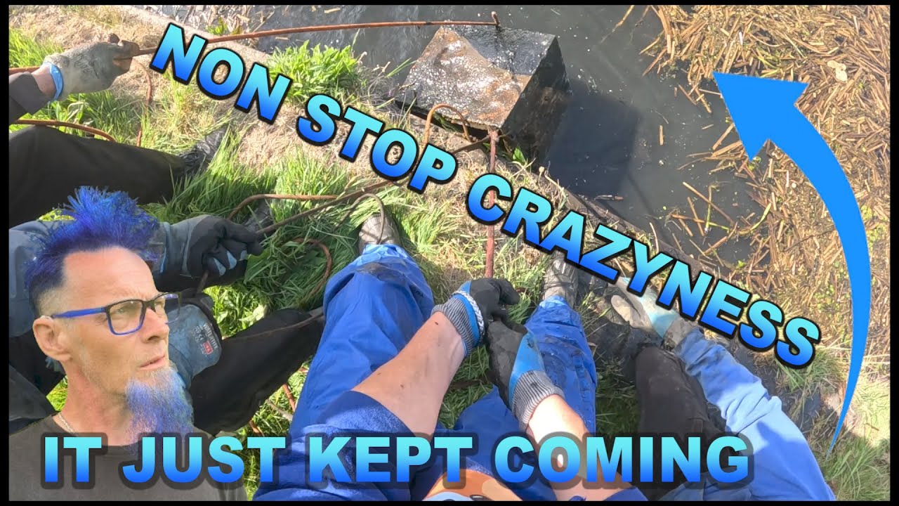 This Wolverhampton Canal Was LOADED – Rubbish, Scrap & Strange Stuff cleaning the waterways