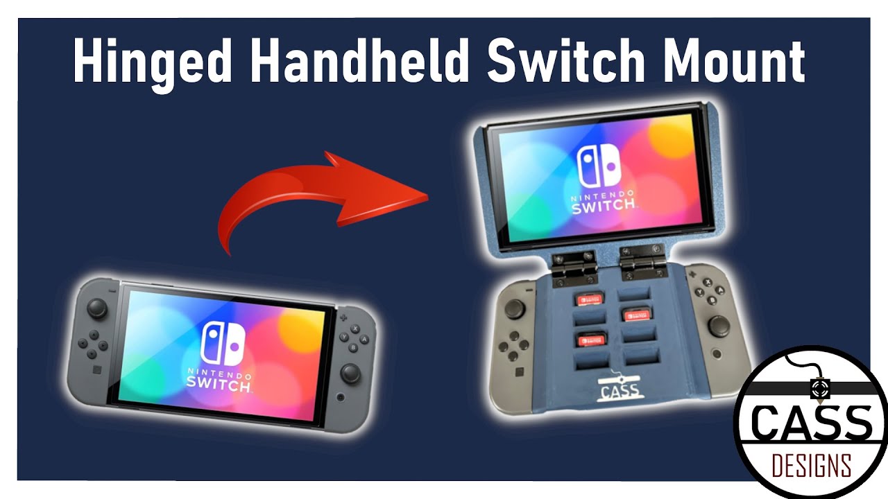 How I Designed a Hinged Nintendo Switch Handheld Mount