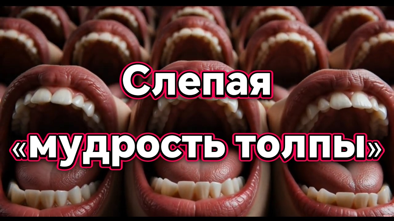 «Мудрость толпы» — это ловушка. Посмотри, пока не поздно