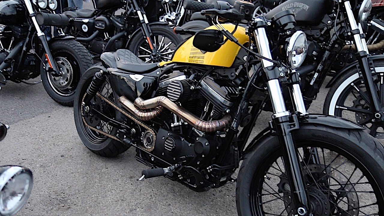 LOUD Harley Sportster Group Ride Out Of 2017