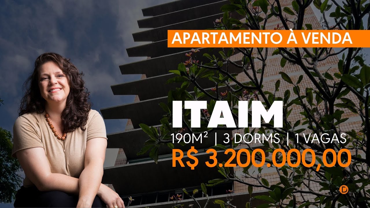 Apartamento de 190 m² em ícone da Arquitetura Moderna à venda no Itaim Bibi