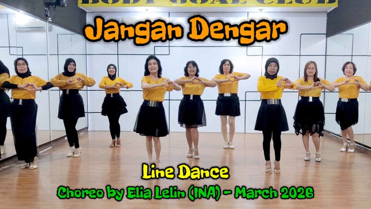 Jangan Dengar Line Dance - Choreo @lelinlinedancepky - by Erma Line Dance Gombong 