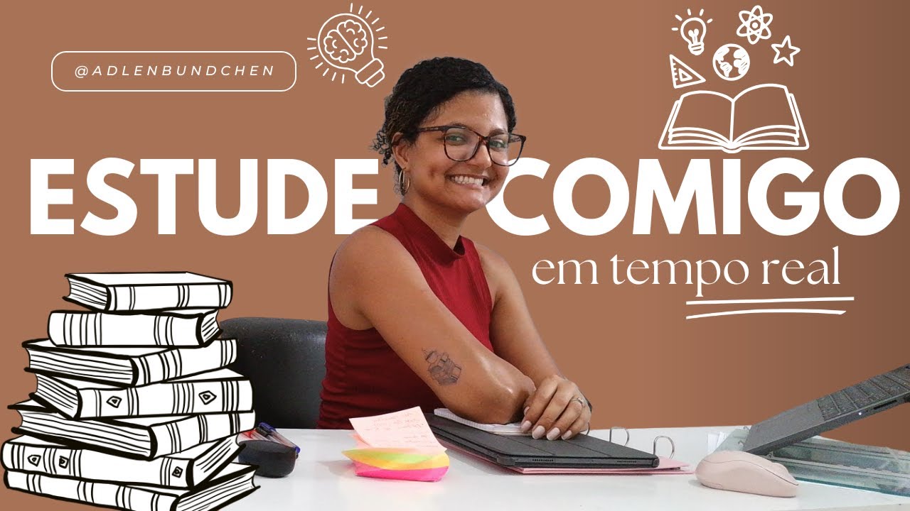 ESTUDE COMIGO EM TEMPO REAL | POMODORO 90/15 | RAIN SOUNDS 🌧️| STUDY WITH ME #59