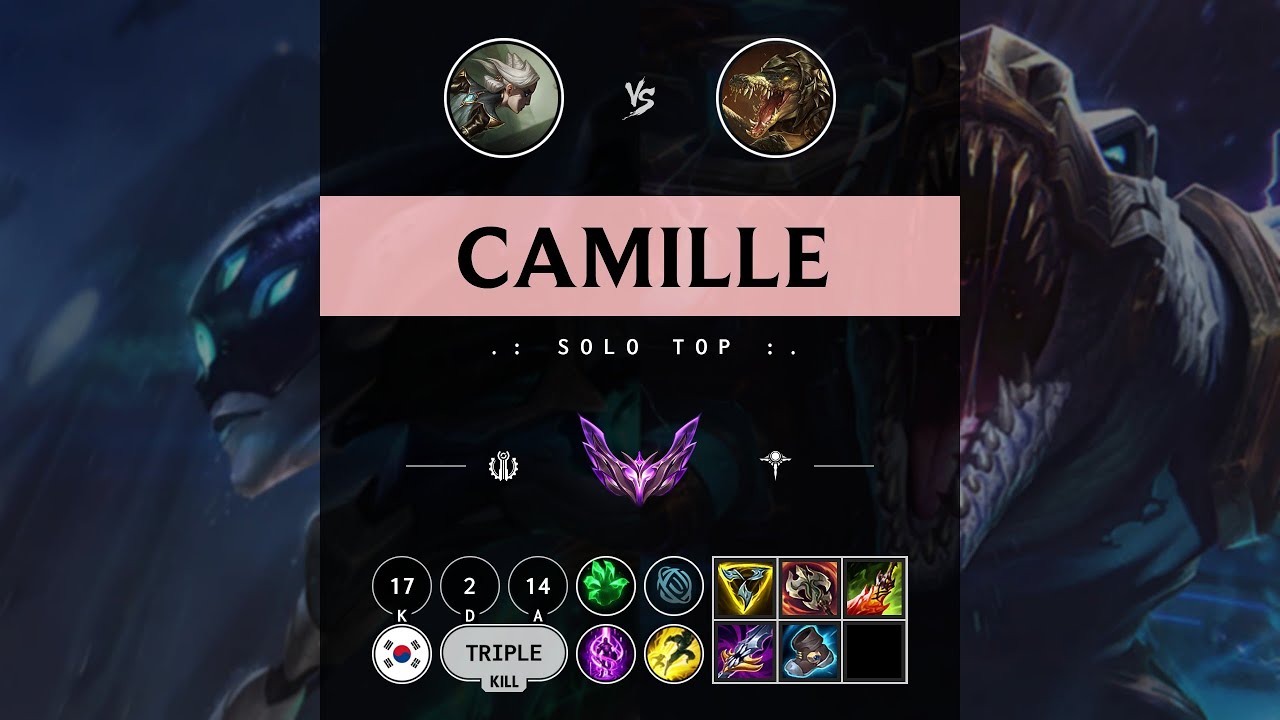 Camille Top vs Renekton - KR Master Patch 14.9