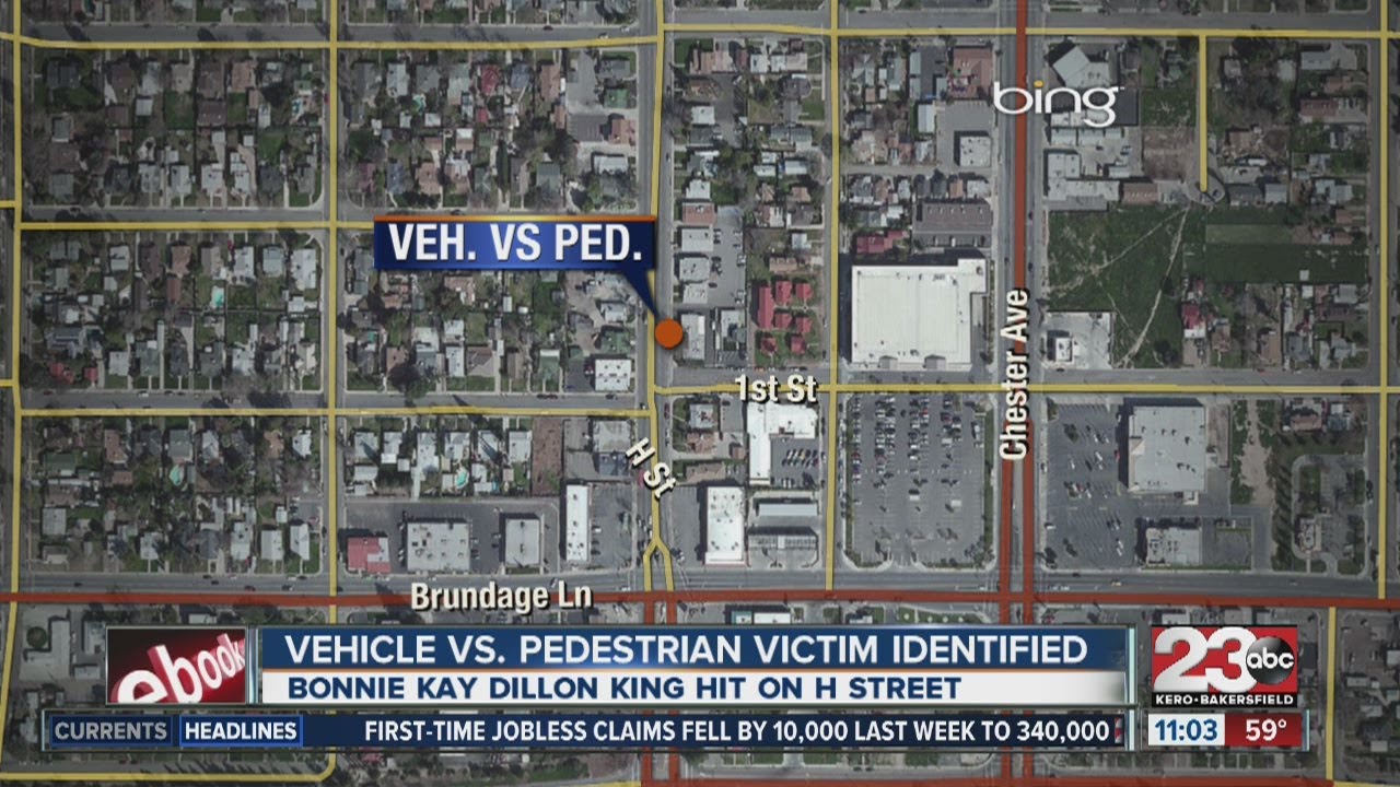 Bonnie Kay Dillon King hit by a car, killed