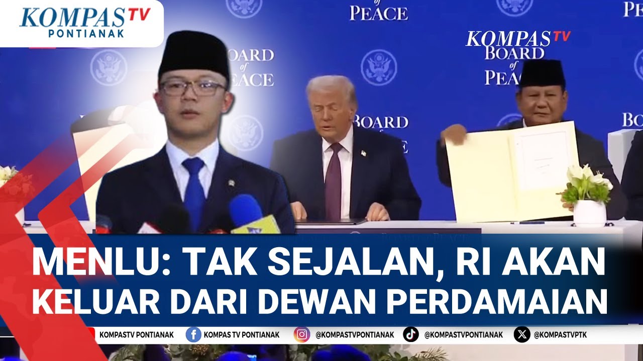 Menlu Sugiono Respon Indonesia Akan Keluar Dari Dewan Perdamaian Jika Tak Sejalan
