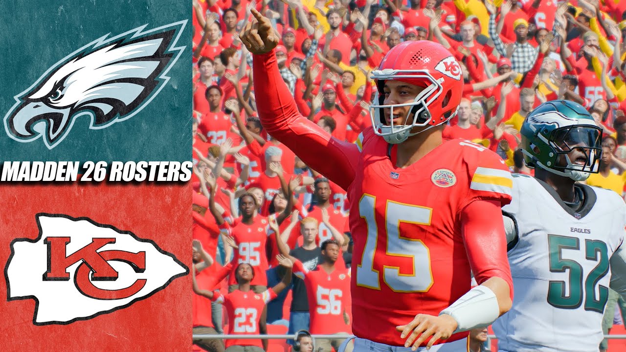 Eagles vs Chiefs Week 2 | Madden 26 Rosters | PS5 Simulation
