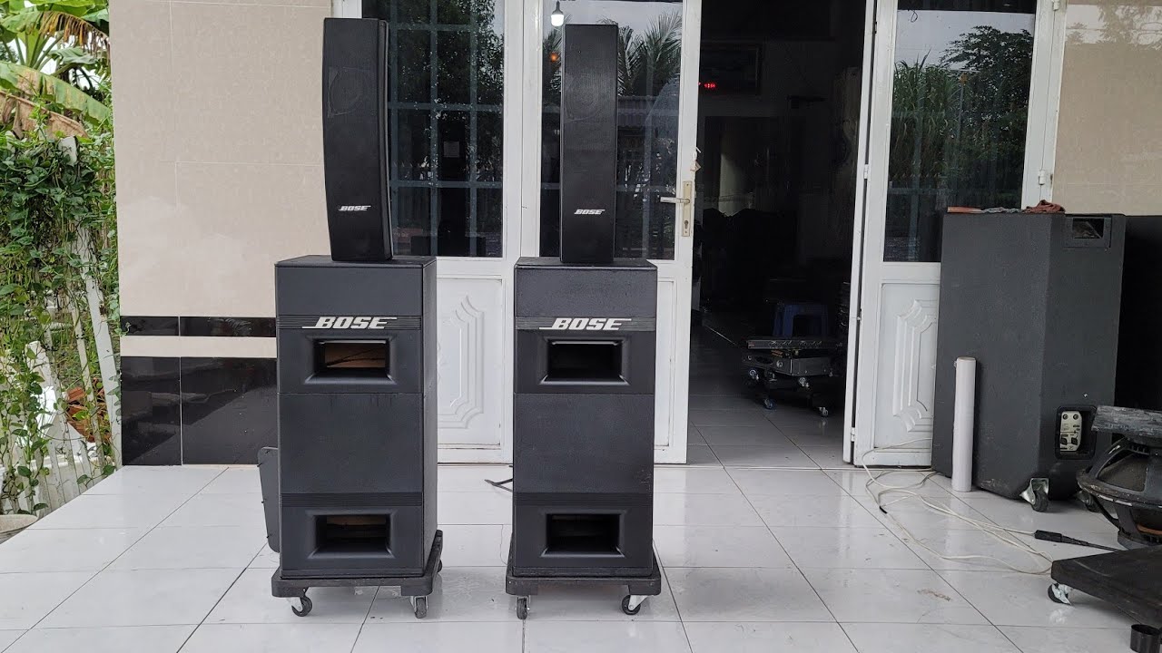 Bộ loa Bose 502A kết hợp sub 502B. Phê lắm ae ơi karaoke có mà hết bài. Lh 0966.812.781