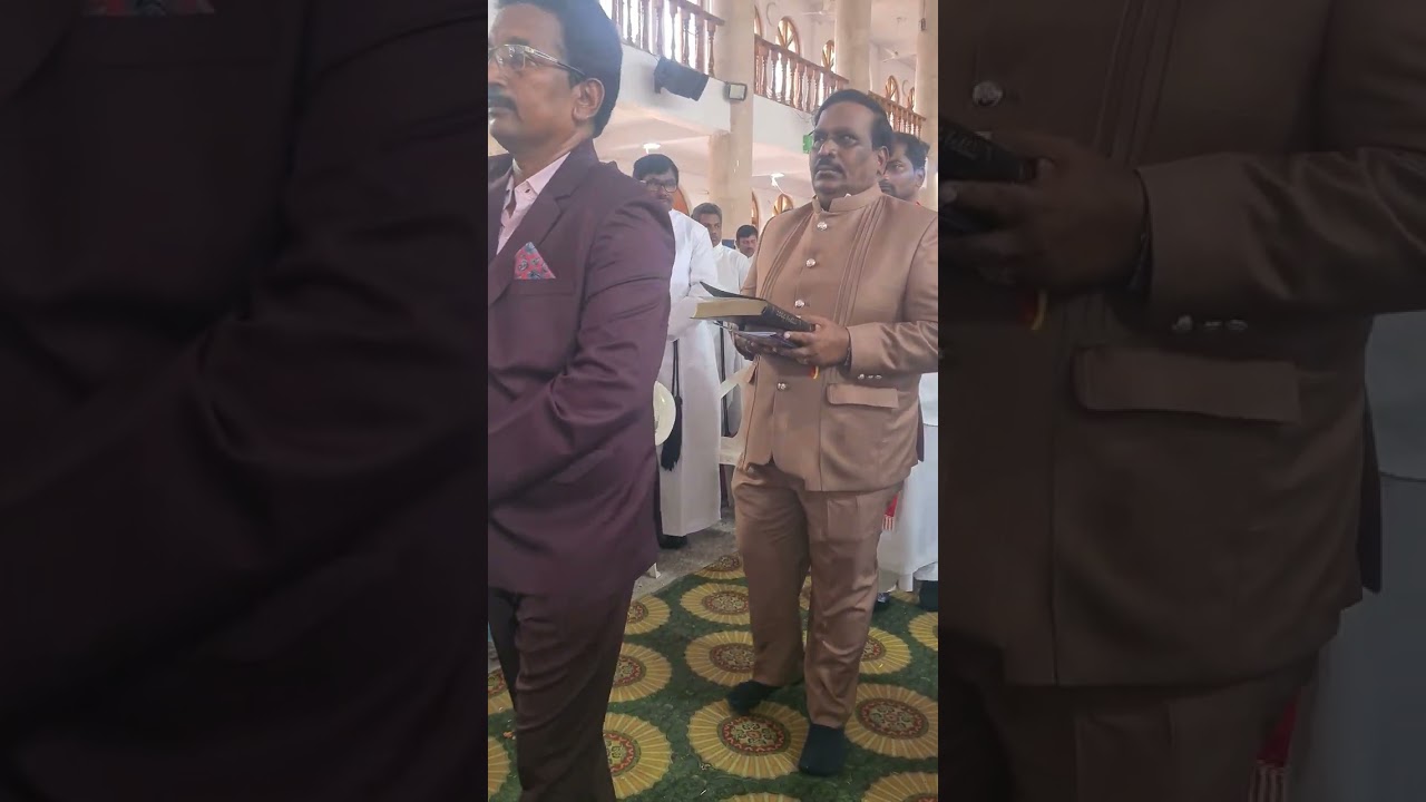 PROCESSION IN CSI ST PAUL'S BASILICA VIJAYAWADA ||  MODERATER MOST REV DHARMARAJ RASALAM THIRUMENI