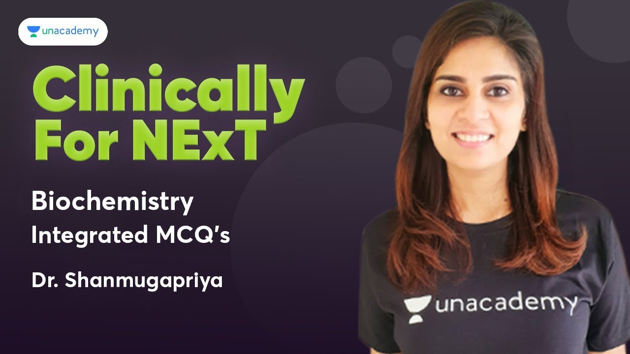 Clinically for NExT | Integrated Biochemistry MCQ's | Dr. Shanmugapriya