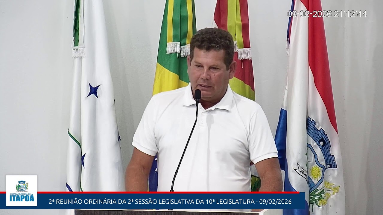 2ª Reunião Ordinária da 2ª Sessão Legislativa da 10ª Legislatura - Data: 09/02/2026