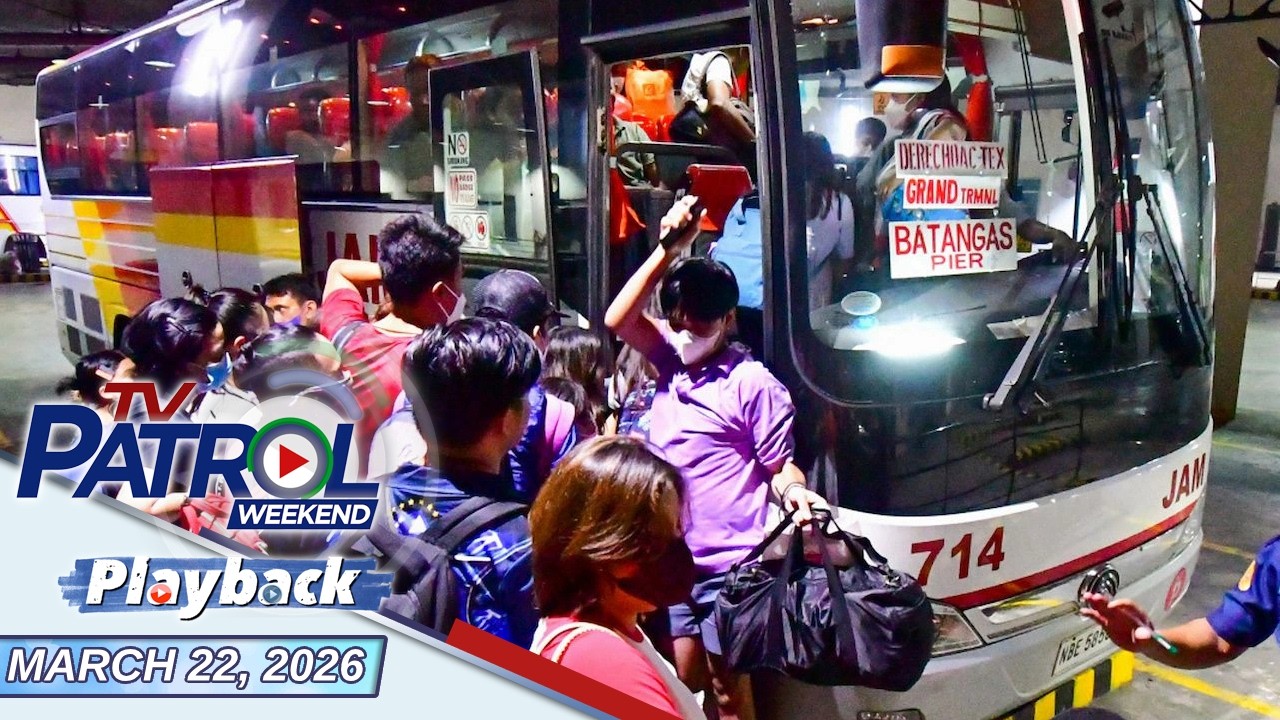 TV Patrol Weekend Playback | March 22, 2026