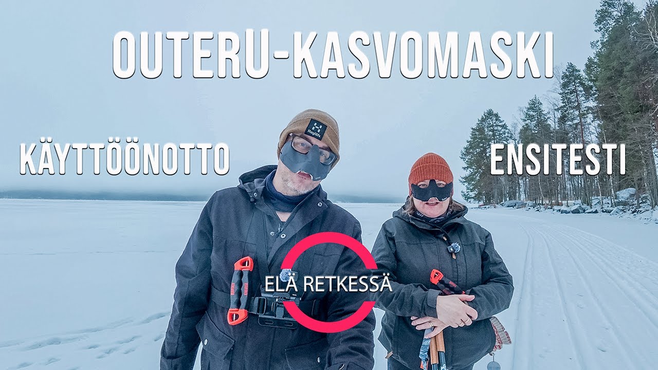 OuterU-kasvomaskin käyttöönotto ja ensitesti