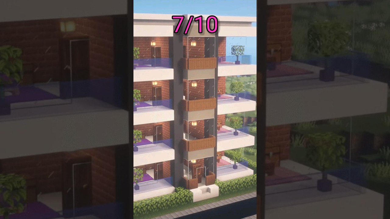 new players 🆚 old players Minecraft build || 