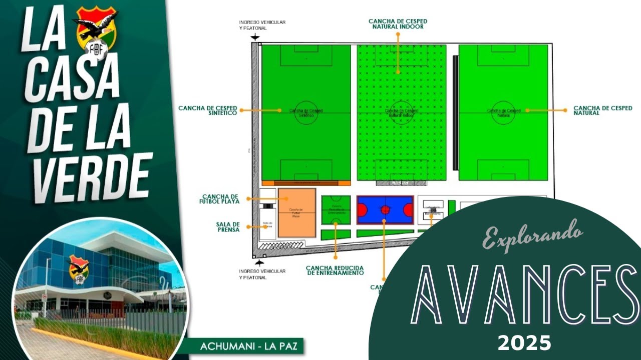 🎥 Te compartimos el AVANCE de la construcción de La Casa de La Verde // La Paz - Bolivia 🏟