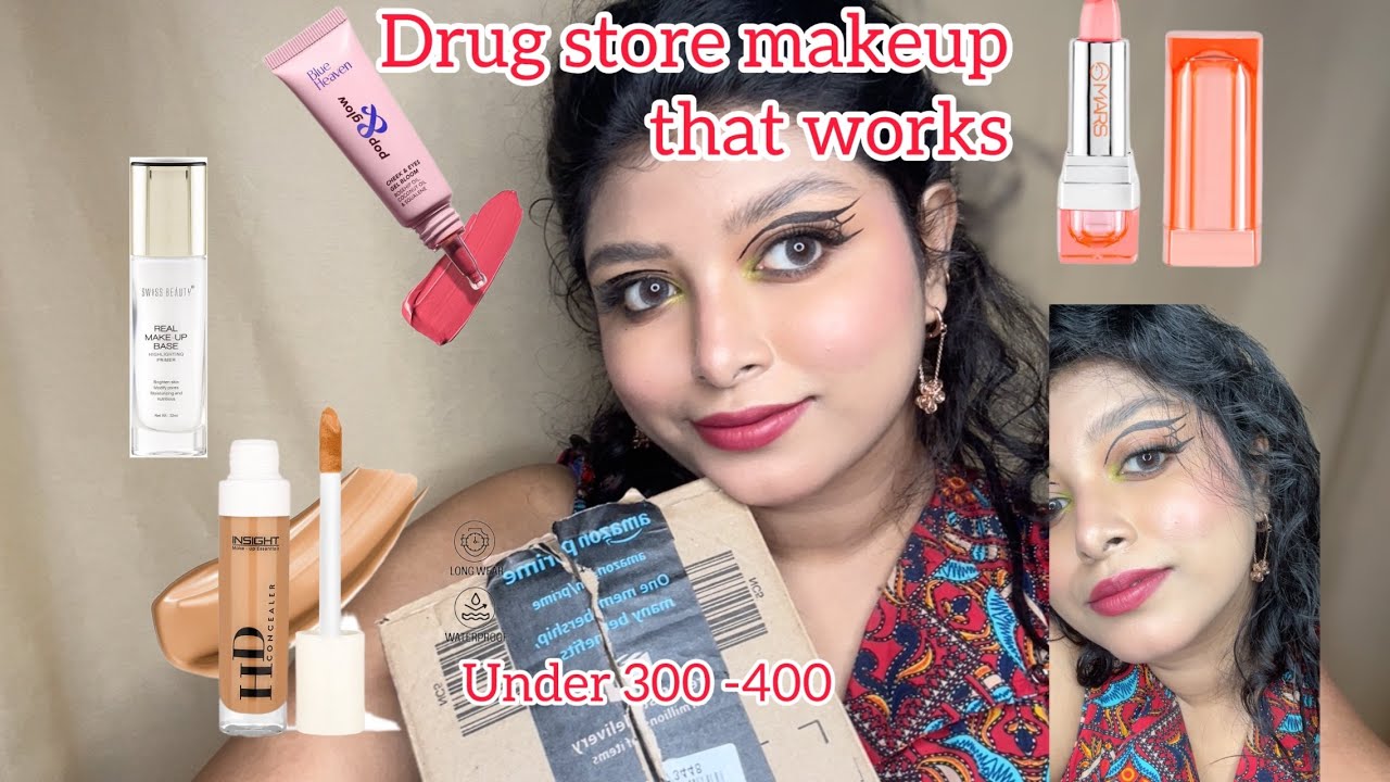 Affordable drugstore makeup that works ||under 400