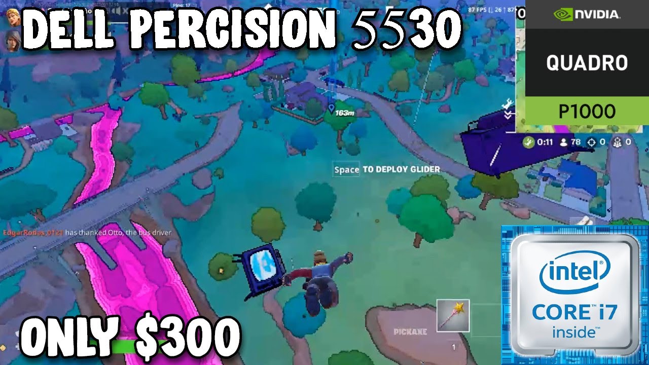 ЛУЧШИЙ БЮДЖЕТНЫЙ НОУТБУК ЗА 300 ДОЛЛАРОВ ДЛЯ ИГРЫ (тест Fortnite) Dell Precision 5530 Nvidia Quad...