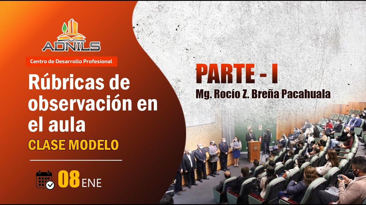 RÚBRICAS DE OBSERVACIÓN EN EL AULA 1 - NOMBRAMIENTO DOCENTE 2023