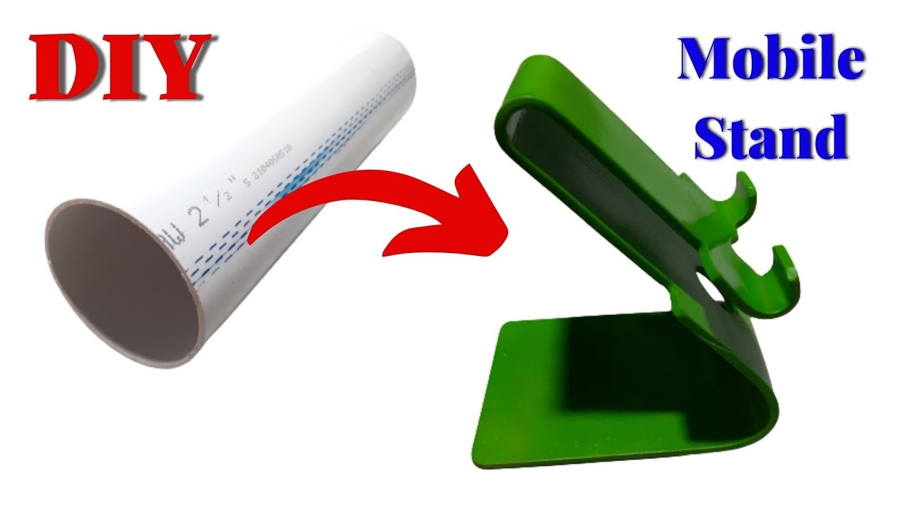 diy mobile Stand from pvc pipe