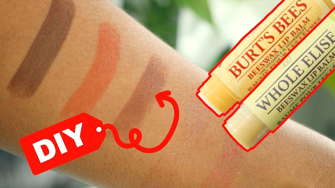 Воссоздание оригинального и оттеночного бальзама для губ BURT'S BEES
