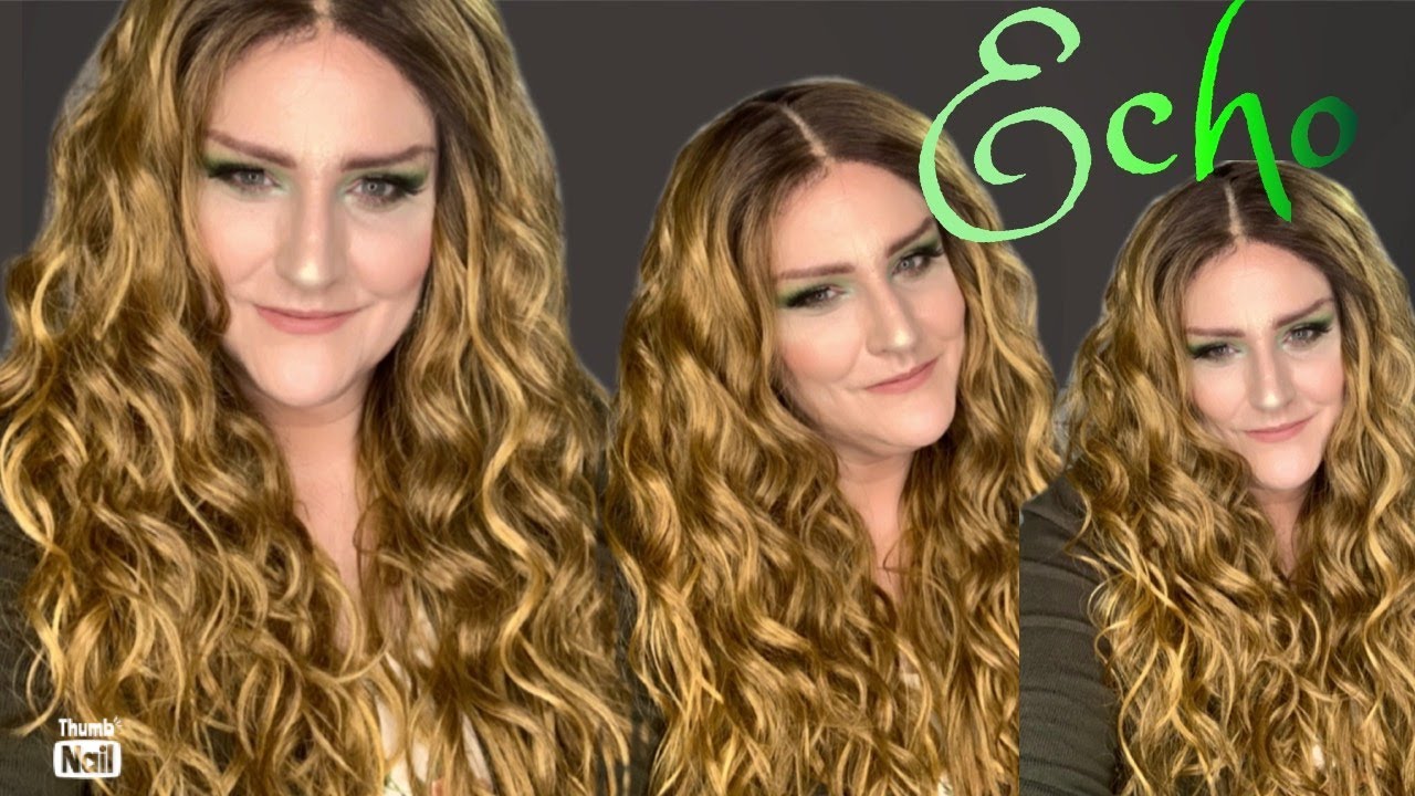 😍OH WOW!!!MOTOWN TRESS L136 ECHO Wig Review|Synthetic|Faux Skin|13X6|OTGOLD BROWN|elevatestyles