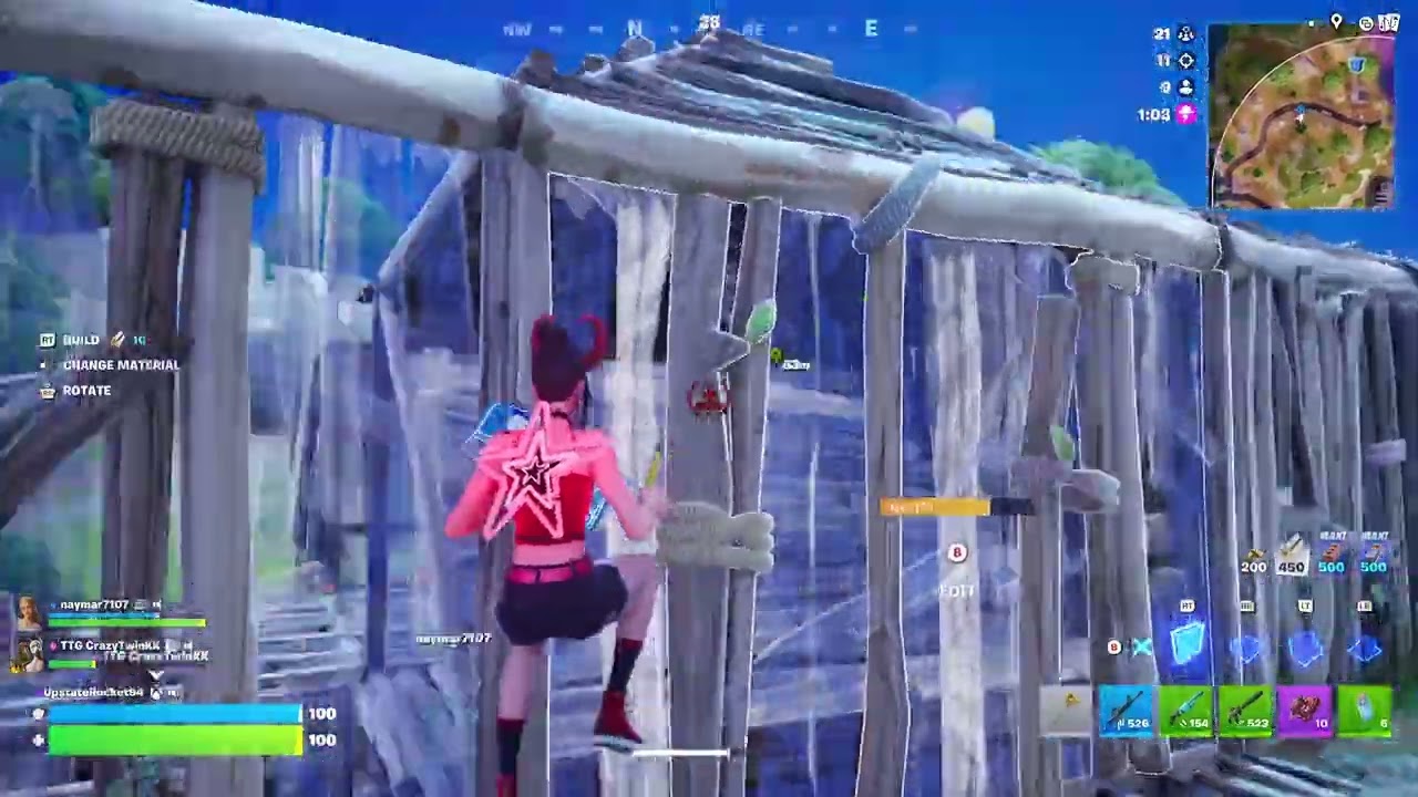 Fortnite - PsychoMax and his Friends Play Some Reload
