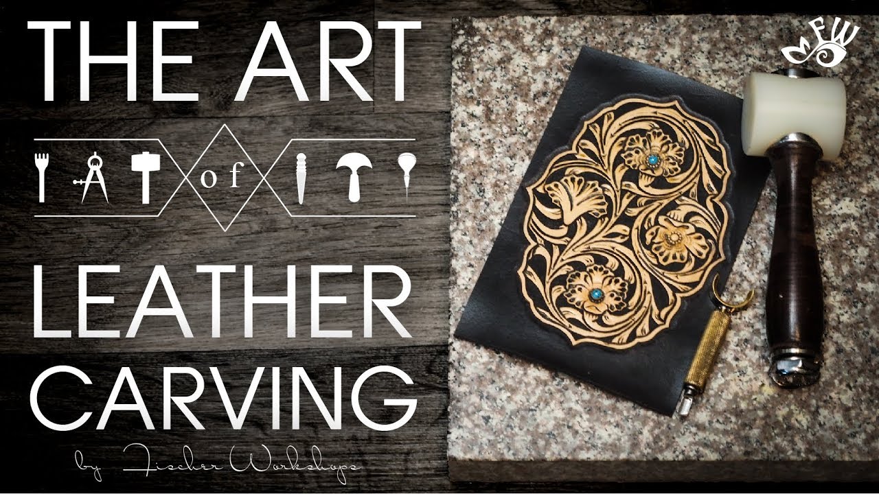 The art of leather Carving by Fischer Workshops (HD)