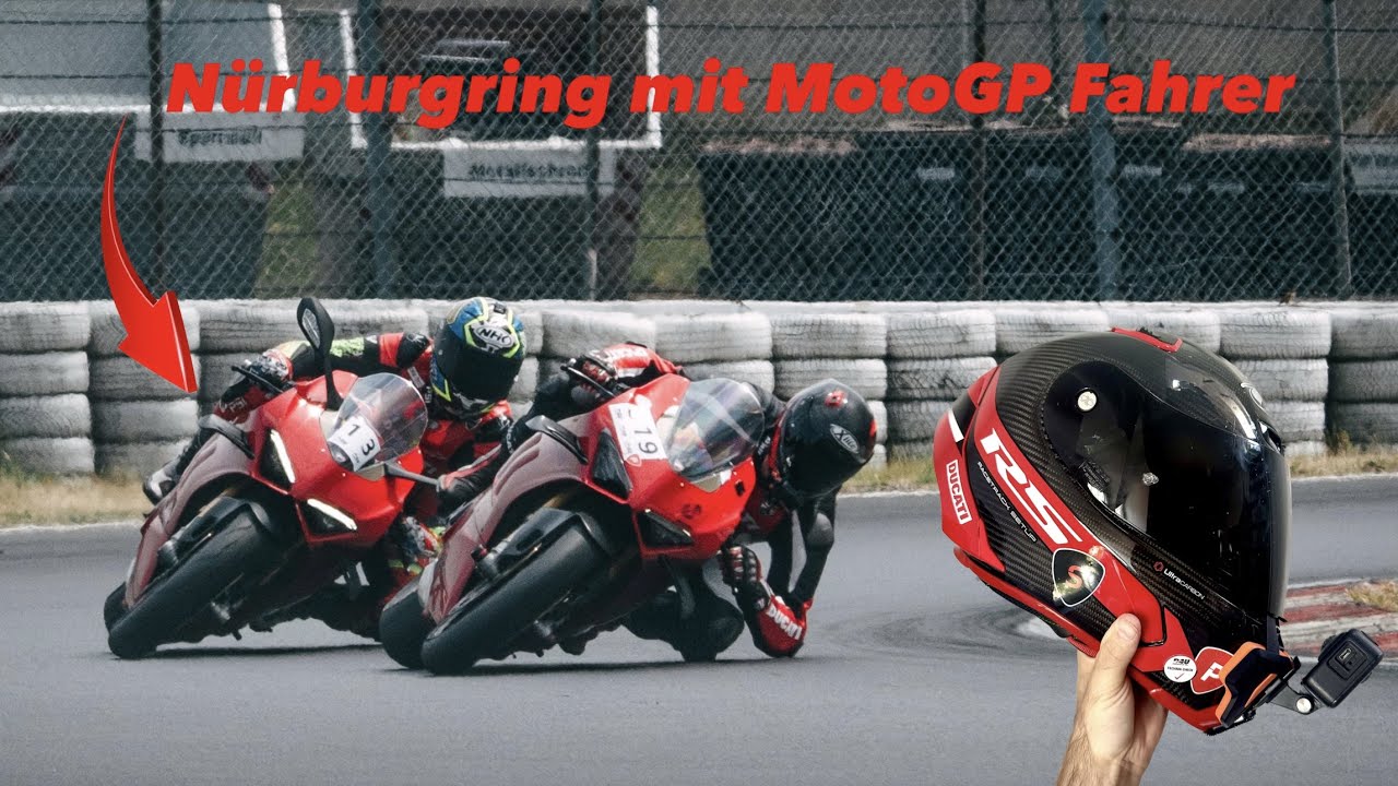 Onboard Nürburgring mit MotoGP Fahrer bei Ducati 4 You. Ganzer Turn