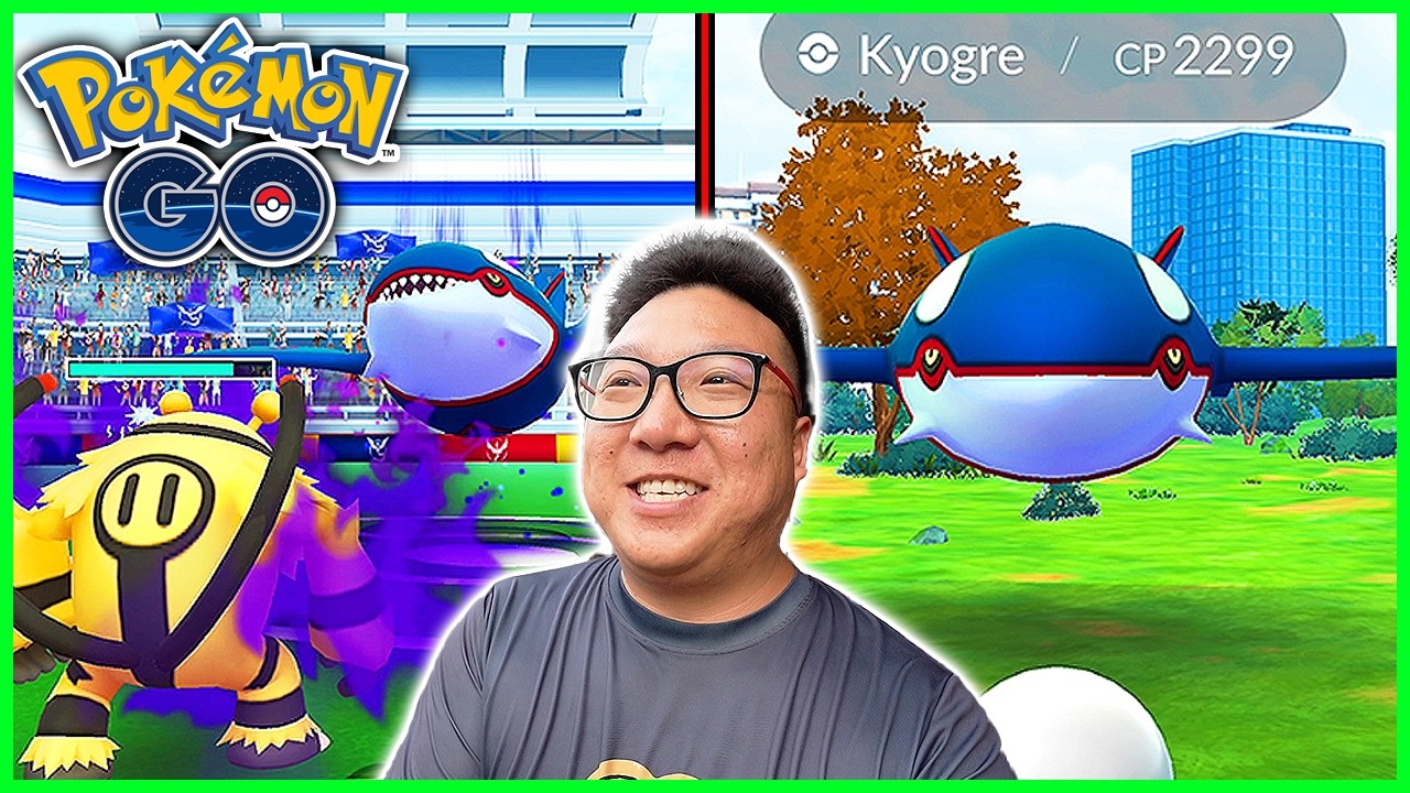 16 Kyogre Raids for Kyogre Raid Hour in Pokemon GO