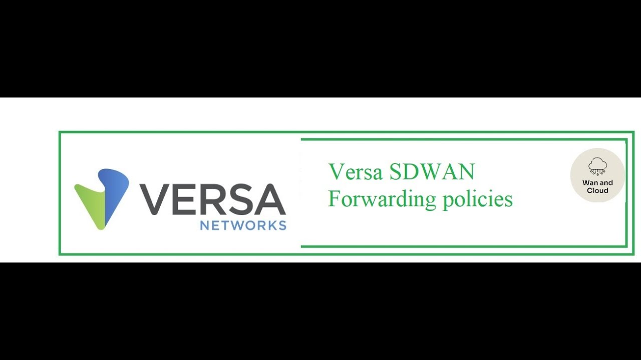 SDWAN forwarding profiles theory