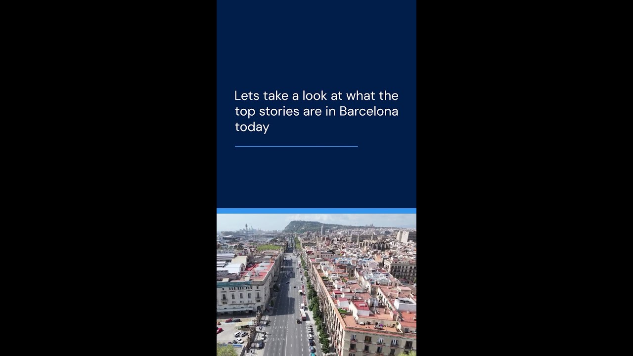 Barcelona Today: Tragic Fall, 8M Marches & Gr&agrave;cia's Top Ranking! 🇪🇸 #shorts