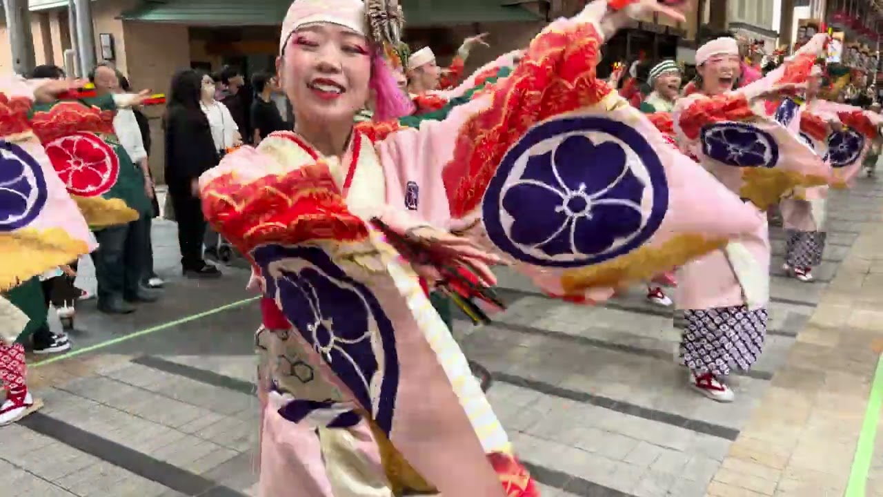よさこいリターンズ２０２５・濱長花神楽さん２回目