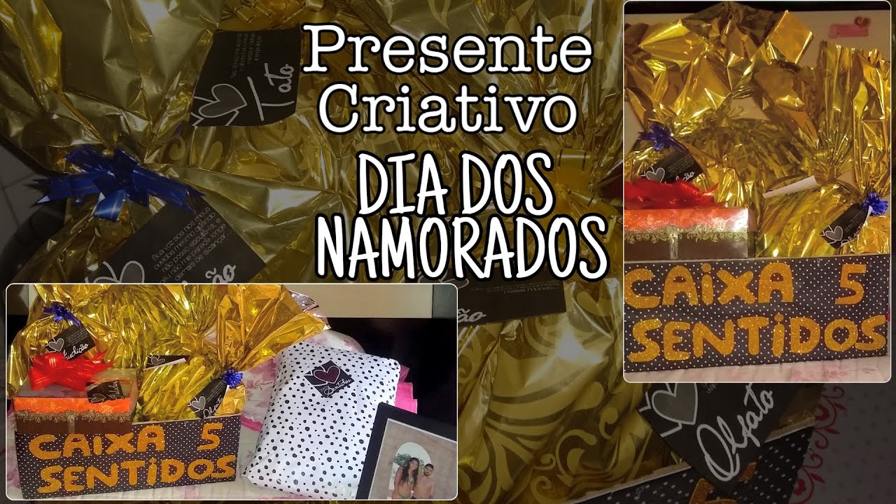 CAIXA 5 SENTIDOS PARA O NAMORADO - dia dos namorados 2019